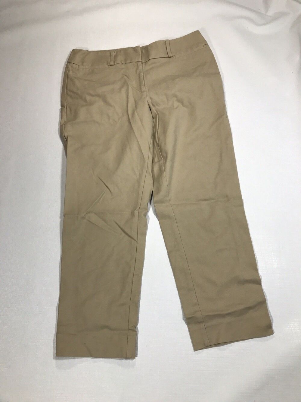 Ann Taylor Loft Julie Capris Womens Size 6 tan
